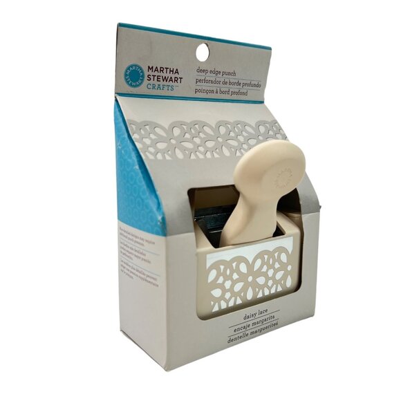 Double Edge Punch Daisy Lace Trim Martha Stewart Crafts New in Box Scrapbooking - Picture 2 of 7
